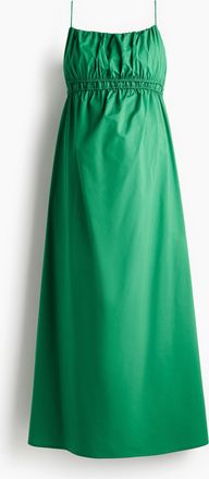 H&M MAMA Trägerkleid aus Popeline - Green