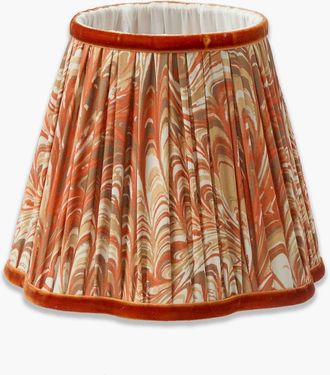 Mrs. Alice Marbled Lampshade in Orange at Nordstrom