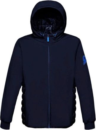 Invicta Gewatteerde jas met capuchon - Heren - Zomerjassen - Blauw - S - Polyester - Jassen