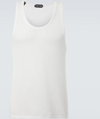 Tom Ford Semi-sheer cotton tank top