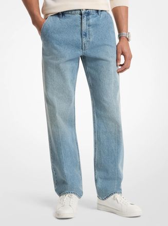 Michael Kors Finn Straight-Fit Stretch Denim Jeans