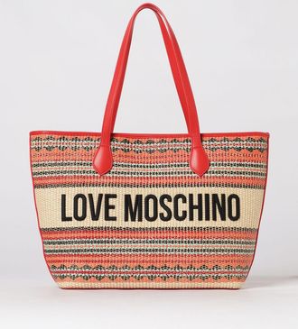 Love Moschino Borsa Love Moschino in rafia crochet