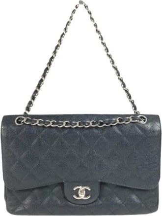 Chanel Pre-owned Matelasse Schoudertas - Dames - Vintage Schoudertas - Zwart - ONE Size - Leer - Vintage
