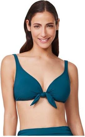 Gottex Tutti Frutti Fashion Underwire Bikini Top in Petrol at Nordstrom, Size 16