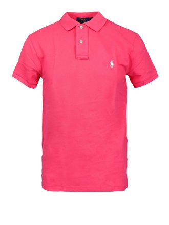 Polo Ralph Lauren Pink pique cotton polo shirt