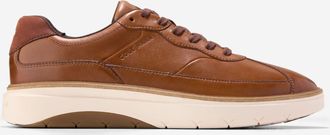 Cole Haan Mens GrandPr&oslash; Featherarc Bike Toe Sneaker - Brown Size 10.5
