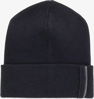 Brunello Cucinelli Cappello in cashmere con dettaglio Monile - BRUNELLO CUCINELLI - gender_Woman