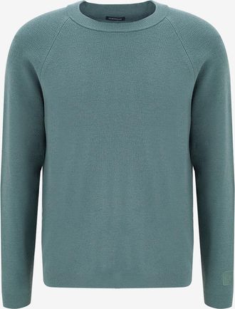 C.P. Company Rundhalspullover aus extrafeiner Merinowolle