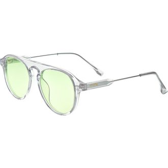 Simplify Carter Polarized Sunglasses in Clear/green at Nordstrom