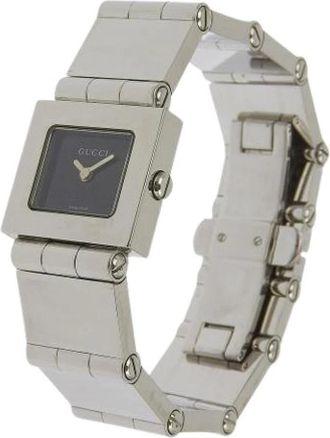 Gucci Pre-owned Vintage Horloge - Dames - Vintage Horloges - Grijs - ONE Size - Vintage