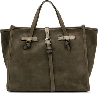 Gianni Chiarini Borsa tote Marcella in pelle scamosciata - Verde