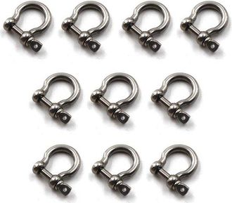 OEM Soporte De Anclaje Con Argolla En D M6, Soporte De Cadena De Acero Inoxidable 304, Soporte De Arco Con Pasador De Tornillo, 10 Piezas