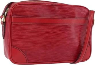 Louis Vuitton Pre-owned Vintage Cross Body Bag - Dames - Vintage Schoudertas - Rood - ONE Size - Leer - Vintage