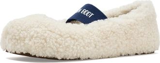 Moon Boot Shearling Ballerina Womens Shoes Ice : EU 36 (US Womens 5.5) B - Medium