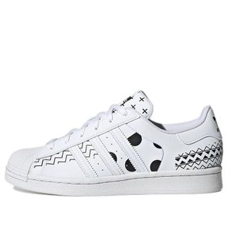 adidas (WMNS) adidas originals Superstar Sneakers Black/White GW3309