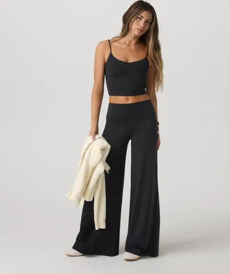 Vuori Clothing Halo Easy Wideleg Pants - Shorts | Solid Black | XS, Size Extra Small