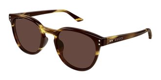Gucci GG2134SA Asian Fit 002 Mens Sunglasses Tortoiseshell Size 54 - Free RX Lenses - Free RX Lenses