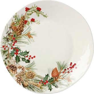 Certified International Woodland Round Platter