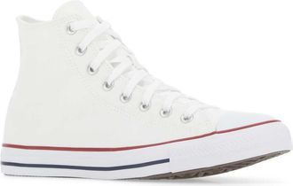 Converse Unisex White Canvas Chuck Taylor Hi Sneakers Opticwhite