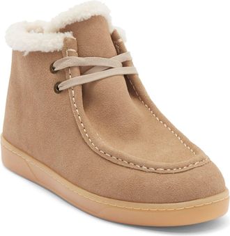 J/Slides Halo Faux Shearling Lined Moc Chukka Boot in Taupe at Nordstrom Rack, Size 7.5
