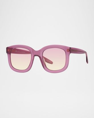 Barton Perreira Quannah Acetate Square Sunglasses