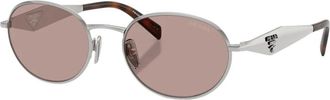 Prada D57S Zonnebril - Dames - Accessoires - Grijs - Maat: 54 MM Polyamide
