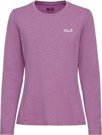 Jack Wolfskin Trail L/S Funktionsshirt f&uuml;r Damen | rosa