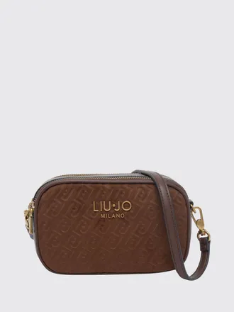 Liu Jo Borsa a tracolla mini in tessuto monogram con doppia chiusura zip