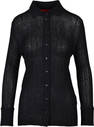 Wild Cashmere Vest - Dames - Vesten - Zwart - M - Kasjmier - Truien & Vesten