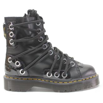 Dr. Martens Daria Bex Leather Womens Lace Up Boots - Black - Size:UK 6.5