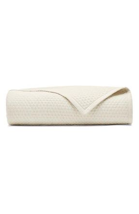 Boll & Branch Signature Texture Stitch Organic Cotton Quilt in Cream at Nordstrom, Size Twin