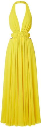 Trussardi yellow Viscose Women Womens Dress