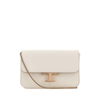 Tod's TodS Ivory Leather Micro Crossbody Bag