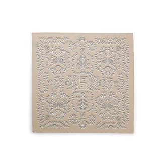BOSS Printed scarf in silk with Double B monograms