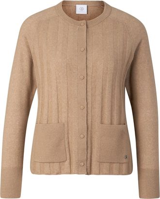 Bogner Tanja virgin wool cashmere cardigan for women - Camel - 34