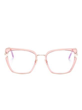 Tom Ford Eyewear cat-eye glasses - women - Acetate - 54 - Pink