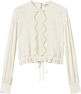 Twinset Blouse - Dames - Blouses - Wit - L - Overhemden