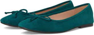 Cole Haan Yara Soft Ballet Womens Flat Shoes Rainforest Suede : 5.5 B - Medium, Leather