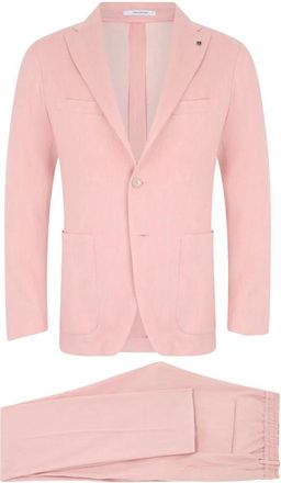 Tagliatore Suits - Heren - Business pakken - Roze - S - Kostuums