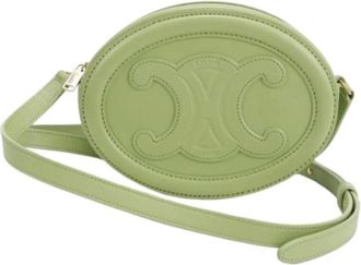 Celine Pre-owned Cross Body Bags, female, Green, Size: ONE SIZE Pre-owned Vintage Shoulder Bag