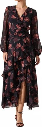 Astr Corrina Dress In Black