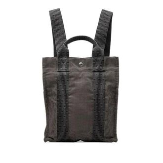 Herm&egrave;s Pre-owned Backpacks, female, Gray, Size: ONE SIZE Pre-owned Herline PM Backpack