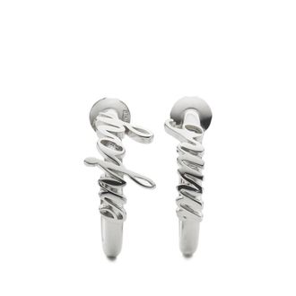 Maison Margiela Lettering Hoop Earrings