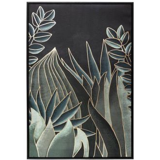 Atmosphera Atmosphera - Lienzo Estampado &laquo;jungle&raquo; Enmarcado 60 X 90 Cm Cr&eacute;ateur DInt&eacute;rieur