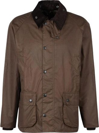 Barbour Classic Bedale Wax Jacket - Heren - Jassen - Bruin - Maat: XS Katoen