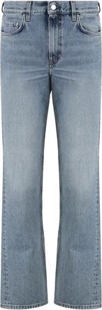 Toteme Low Straight Denim Jeans - Dames - Regular Fit Jeans - Blauw - W28 - Denim - Jeans
