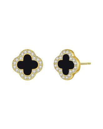 Liv Oliver 18K Plated Cz Earrings
