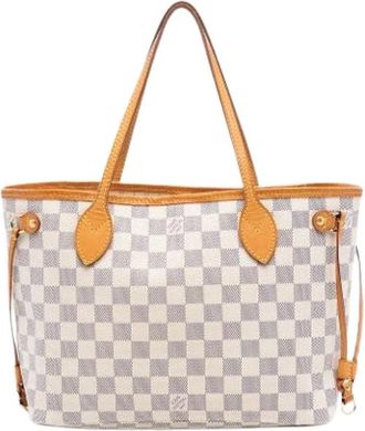 Louis Vuitton Pre-owned Tote Bags, female, White, Size: ONE SIZE Pre-owned Neverfull PM