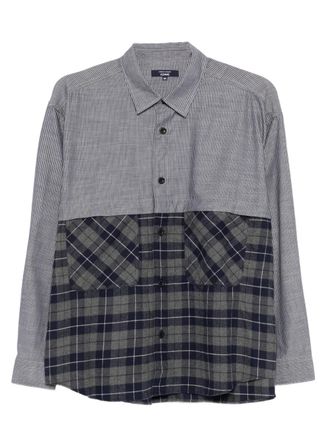Comme Des Gar&ccedil;ons Camicia a righe - Grigio