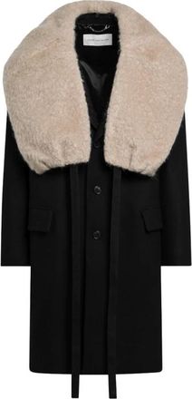 Dries Van Noten Enkelrij jas - Heren - Mantel - Zwart - S - Wol - Jassen